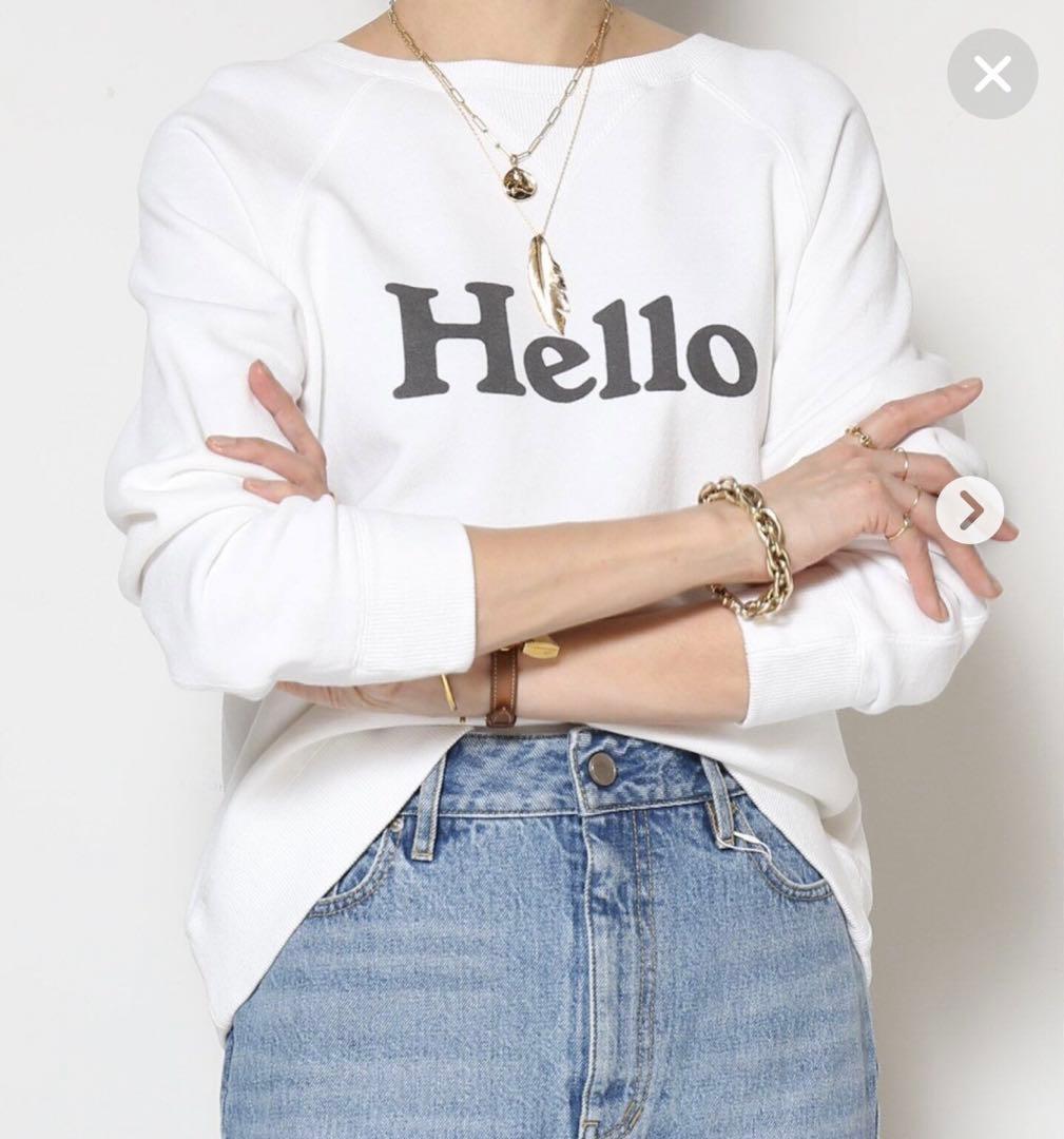 専用☆MADISONBLUE/マディソンブルー】HELLO スウェット - メルカリ