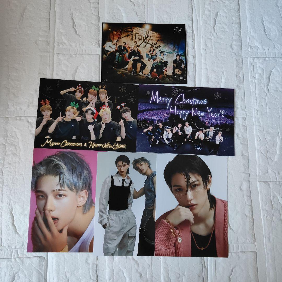 Stray Kids クリスマス サイン入りポストカード - メルカリ