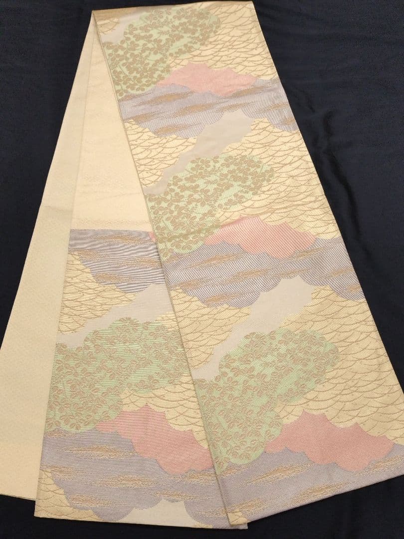 634 半額セール 正絹 鈴乃屋誂え 未使用品 付下げ訪問着 4点フル