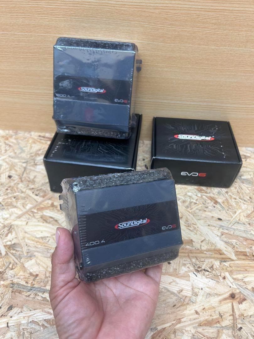 SD Evo6 400.4 4チャンネルアンプ　カーオーディオアンプ SounDigital Evo6 400.4 4オーム 4チャンネル アンプ | カーオーディオ