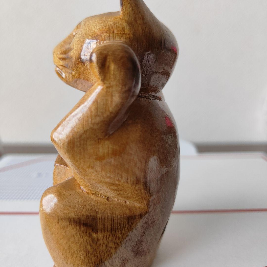 HAWAIIハワイ木製 招き猫 LUCKY CATラッキーキャット - メルカリ