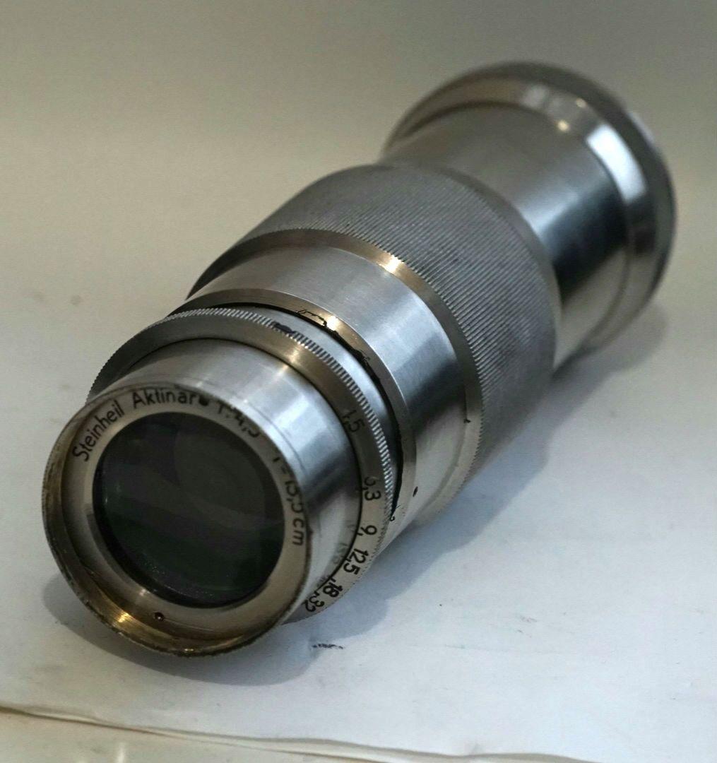【ジャンク】Steinheil Aktinar 13.5cm F4.5
