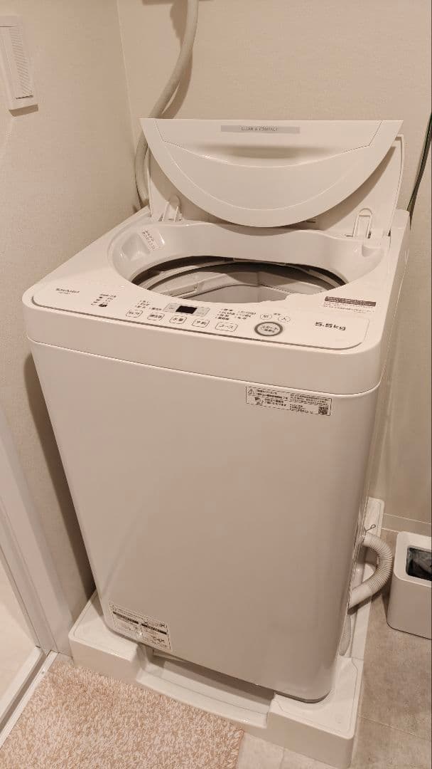 シャープ 2023年製 全自動洗濯機 5.5kg
