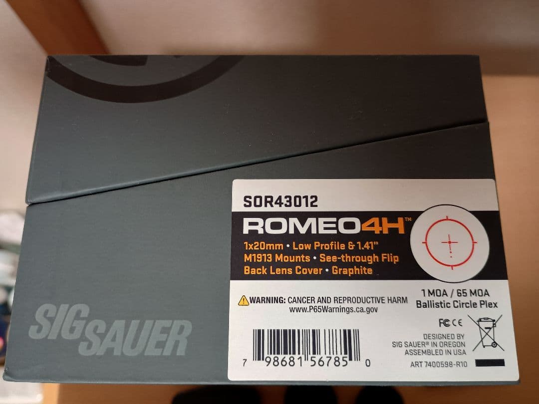 【実物】SIG SAUER ROMEO4H 1x20mm ドットサイト《美品》