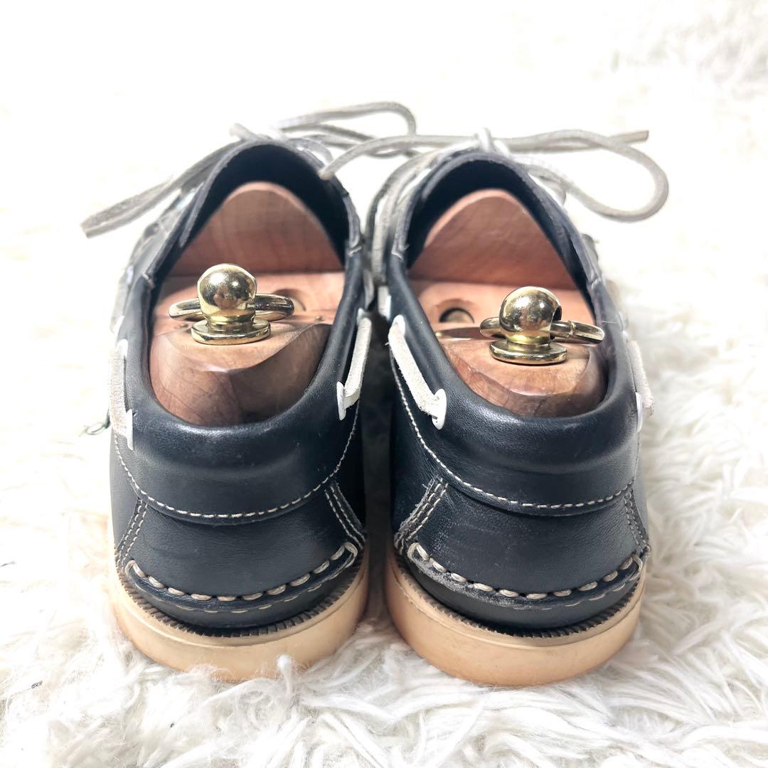 【美品】 パラブーツ デッキシューズ BARTH ネイビー 24.5cm