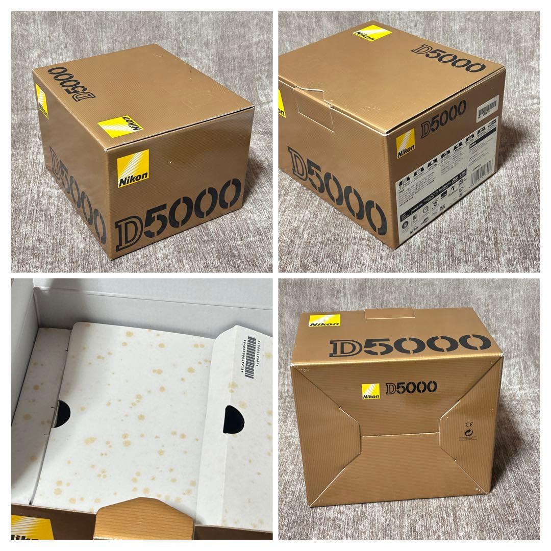 稼働品 ニコン D5000 レンズキット シャッター回数7863 付属品完備
