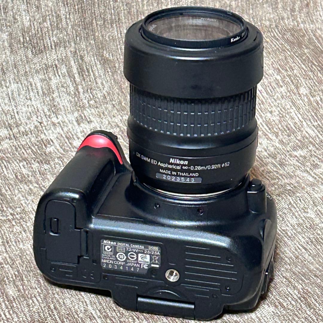 稼働品 ニコン D5000 レンズキット シャッター回数7863 付属品完備