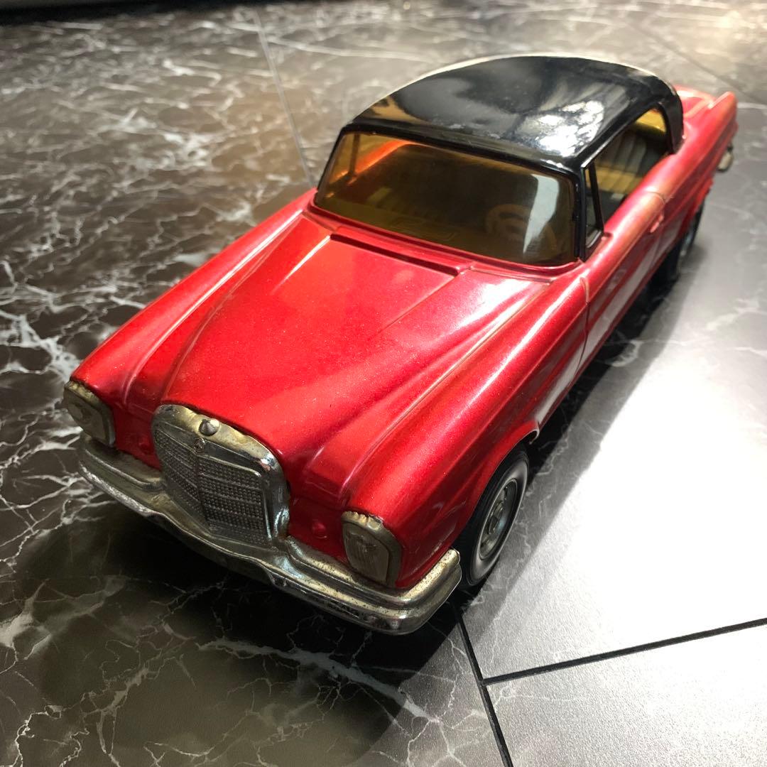 ベンツ プラモデル イチコーの金属玩具 メルセデスベンツ シルバー