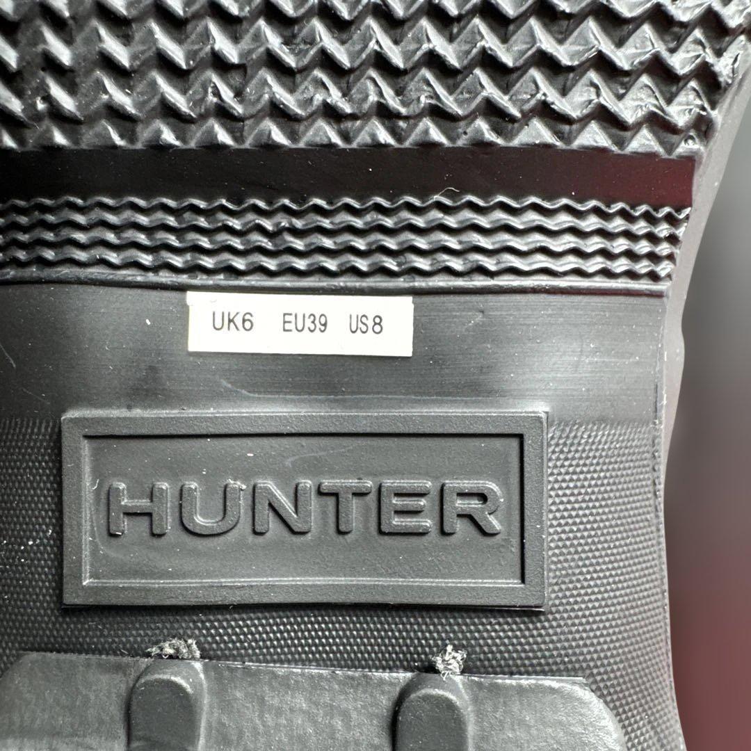HUNTER レインブーツ ロング WFT1001RMA 25.0cm ブラック