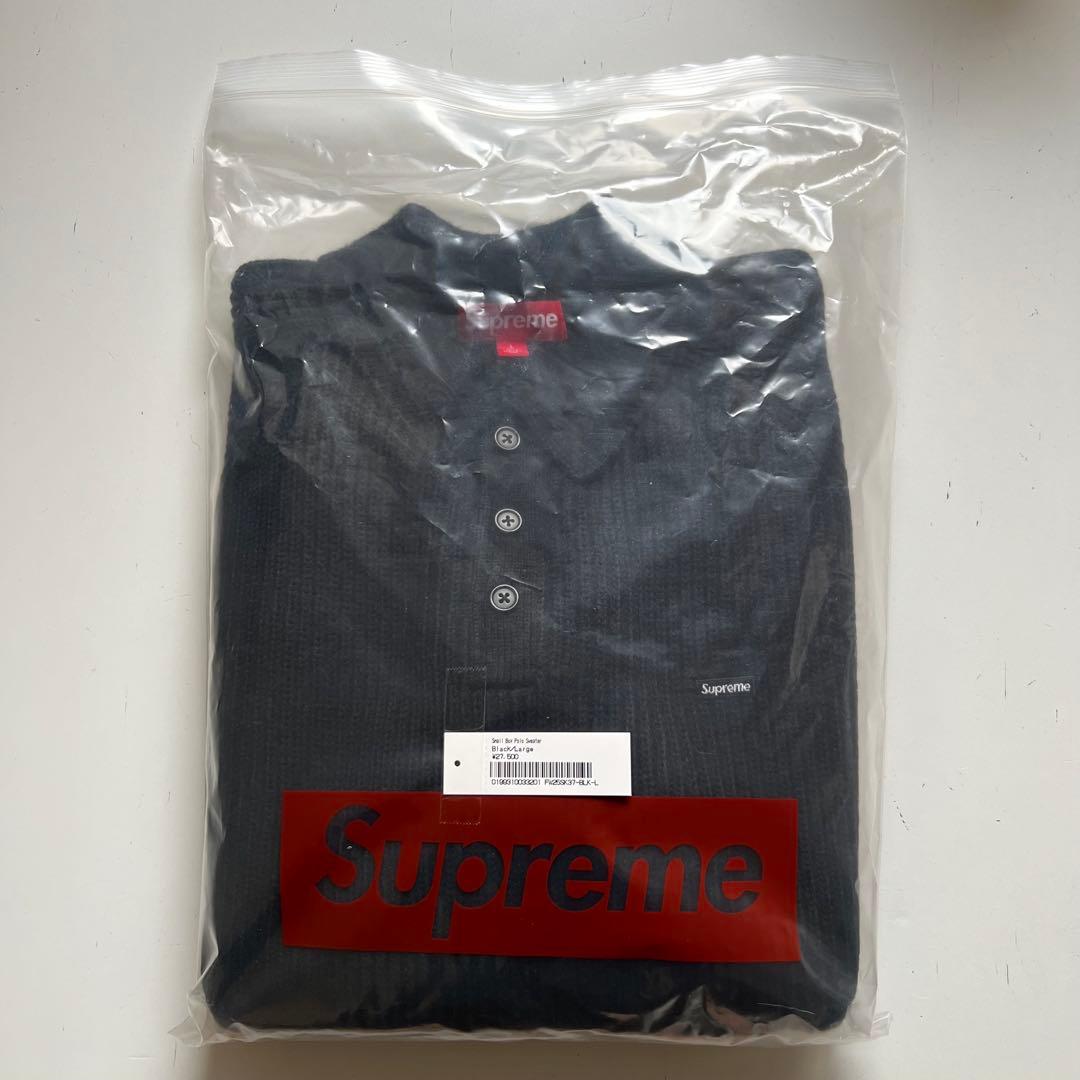 モーガン 着用】Supreme 25FW small box ニットポロ 新品 - メルカリ