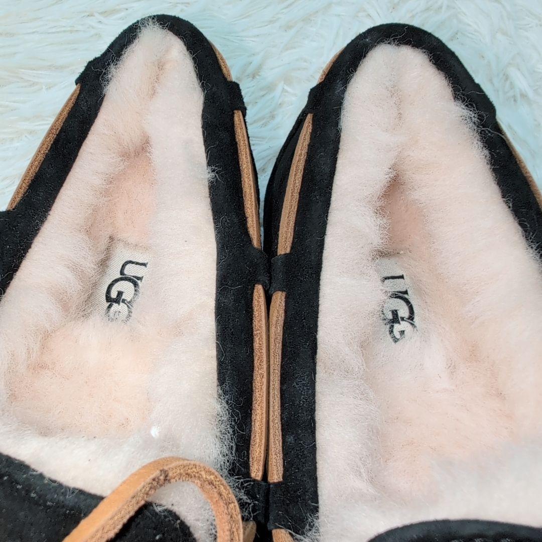 【未使用級】アグ ダコタ モカシン スリッポン ブラック 23.0cm