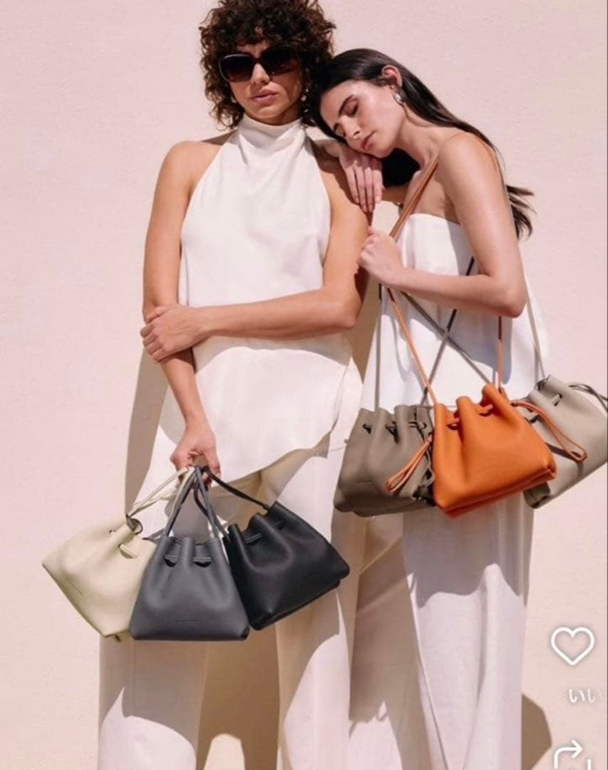 BONAVENTURA ノア ハンドバッグ シュリンクレザー ノア バッグ シュリンクレザー