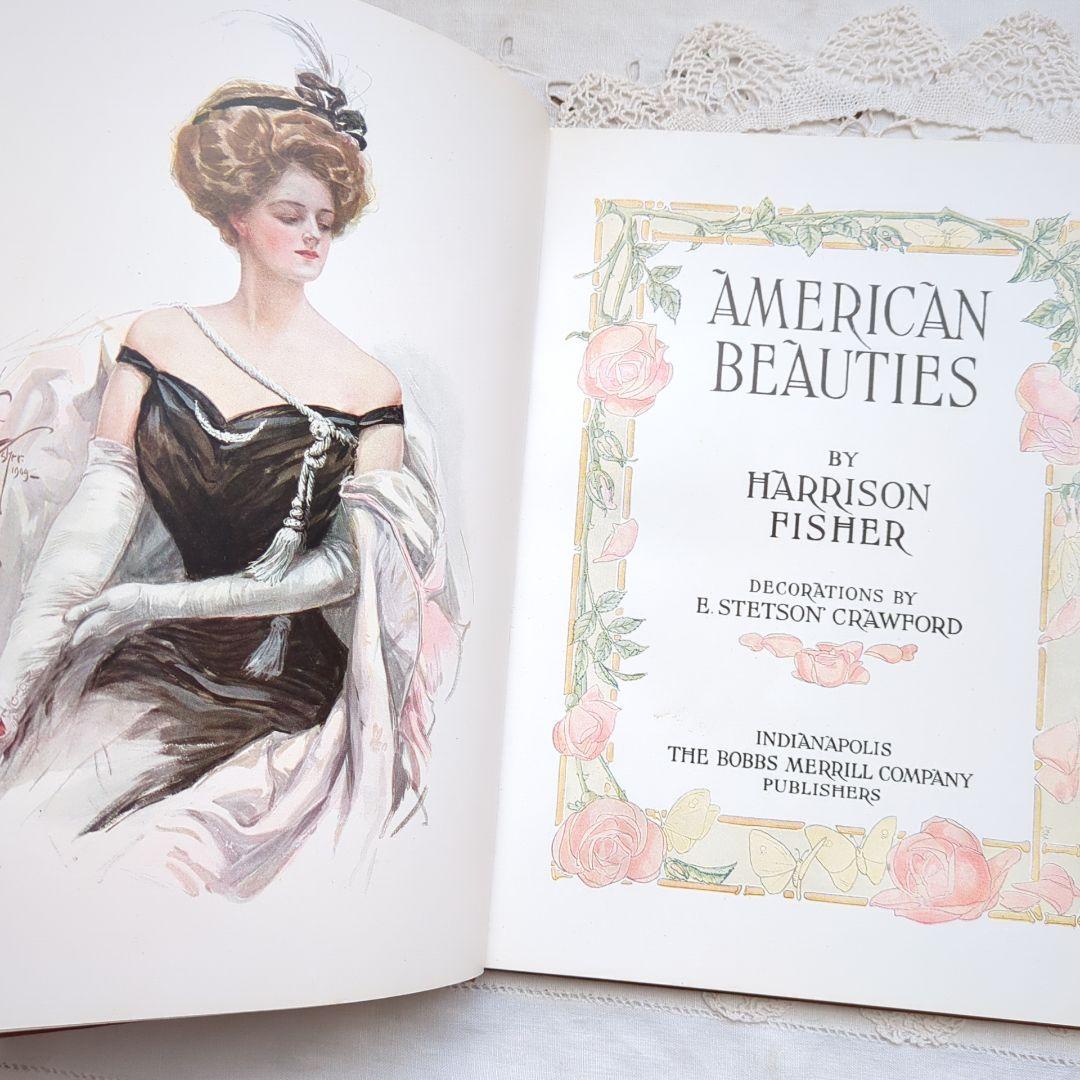 稀少1909年アンティーク 洋書 画集 絵本 児童書 ヴィクトリアン ヴンテージ