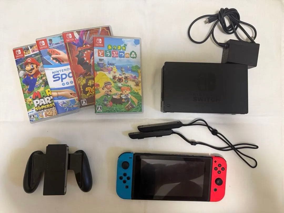 switch1 本体　ソフト、保証書レシート付き 新品未開封 ニンテンドースイッチ 有機ELモデル Nintendo Switch 本体