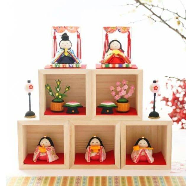 送料無料 ￥24200➡️￥19840 好みに重ねて楽しむ 桐箱入り雛飾りセット 特上桐箱 No.7【特大】 | 人形の永光 公式通販ショップ