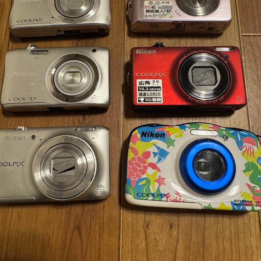 ジャンク12台セット NIKON COOLPIX デジタルカメラ - デジタルカメラ