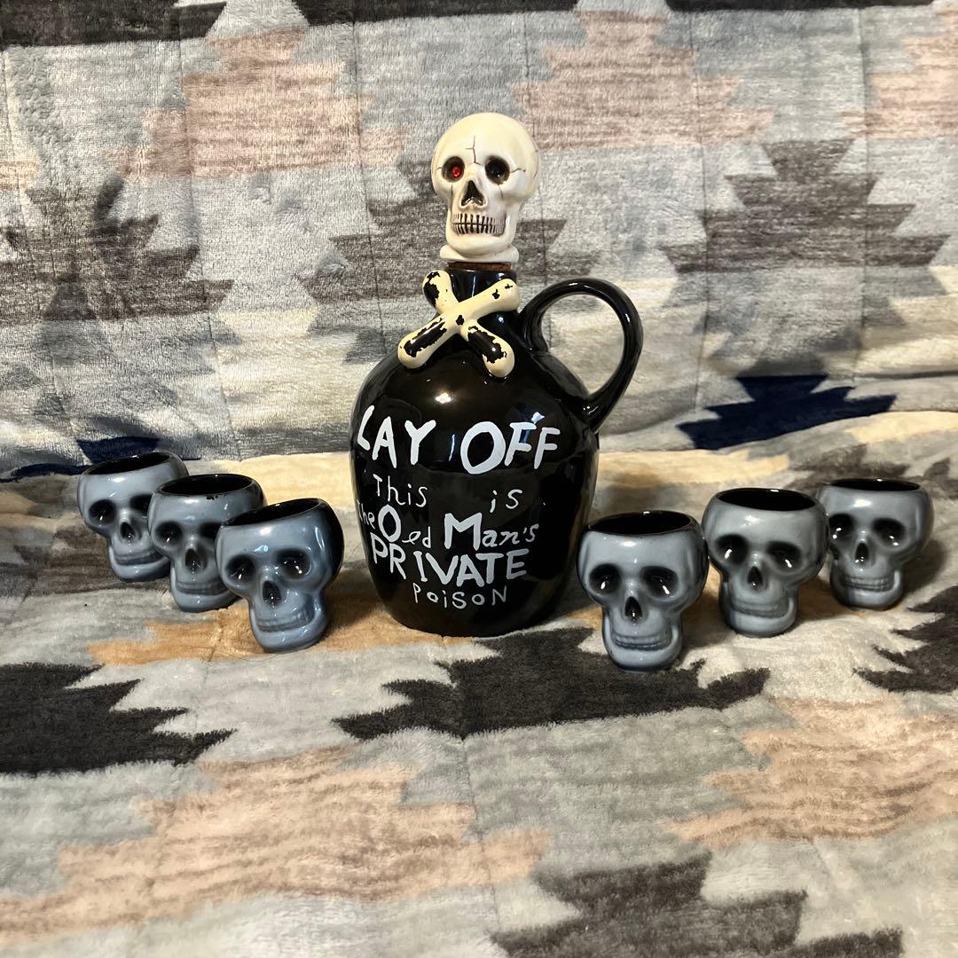 goodrockinポイズンボトル50sビンテージデカンタweirdoロカビリー goodrockinポイズンボトル50sビンテージデカンタweirdoロカビリー