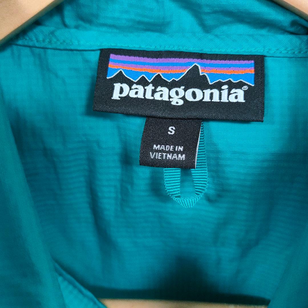 パタゴニア フーディニジャケット S ブルーグリーン STY24141 - メルカリ