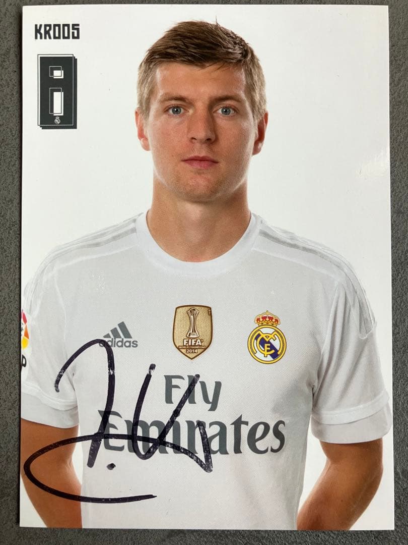 トニ・クロース レアル・マドリード発行直筆サイン入りオフィシャル