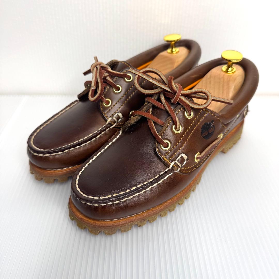 極美品】Timberland デッキシューズ 3Eye 23cm モカシン - メルカリ