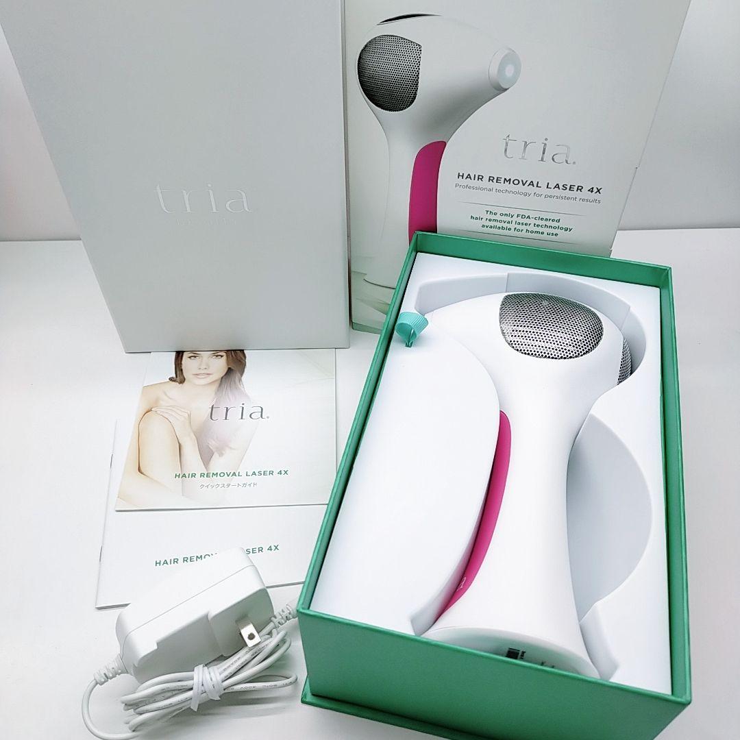 ほぼ未使用✨️付属品完備 トリア パーソナルレーザー 4X Tria 脱毛器 楽天市場】脱毛器 レーザー脱毛器 トリア 4X メンズ レディース 家庭用