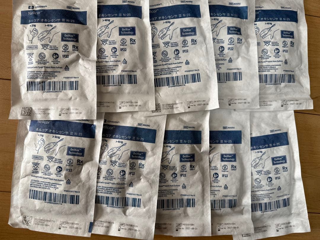 ☆TKMS☆様専用 ネルコアオキシセンサ III N-25 10個セット - メルカリ