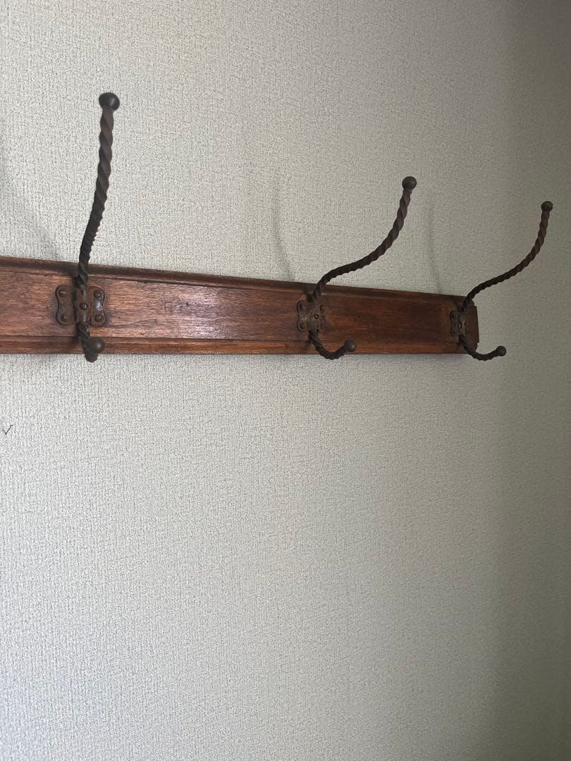 フランスアンティーク　壁掛けフック　ハンガー　ウォールフック　アイアン 壁掛けフック 金具 アンティーク フック ウォールフック 壁掛け 壁