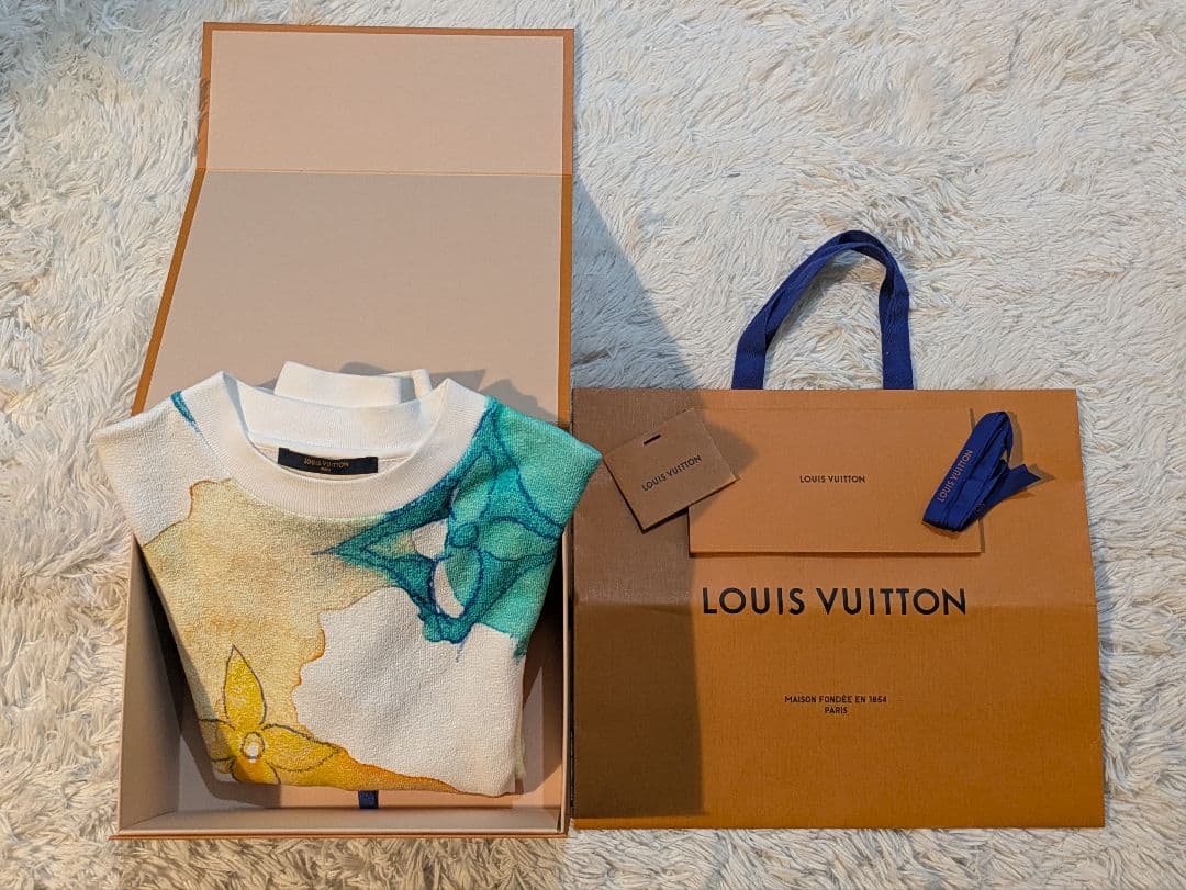 極美品 ルイ・ヴィトン ウォーターカラー ジャイアントモノグラム