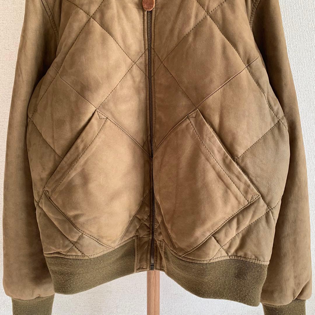 希少 エディーバウアー スカイライナー ゴートスエード レザー 日の出