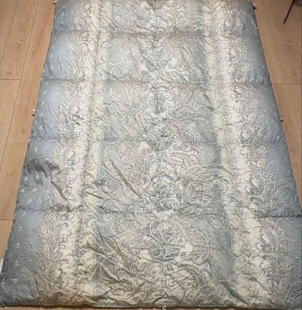 羽毛掛け布団 150cm x 210cm 羽毛リフォーム フルオーダー 本掛 柄お任せ シングル （150cm×210cm）