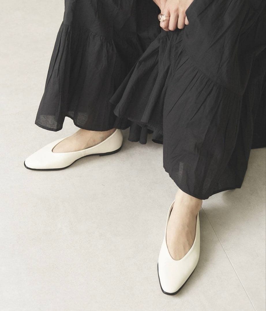 【専用】LE TALON ルタロン レザーUカットフラット 追加》レザーUカットフラット（フラットシューズ）｜LE TALON（ル