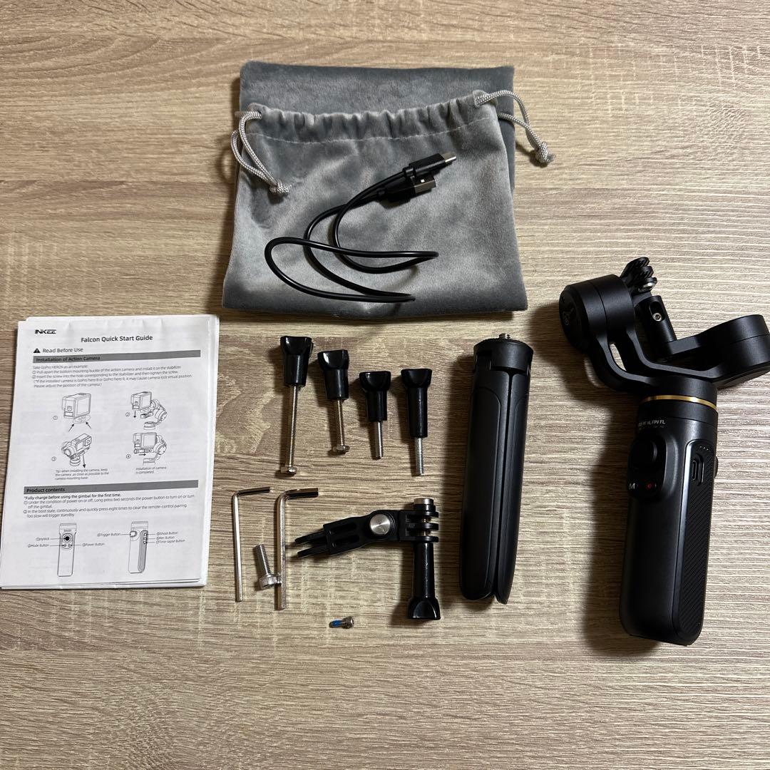 INKEE FALCON アクションカメラ用ジンバル　オマケ付き Amazon | INKEE Falcon Plus ジンバル アクションカメラ適用