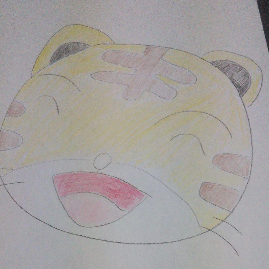 #爆買いイラスト  うろ覚えで描いたトラの絵 レポート】「メルカリ爆買いしますキャンペーン」で爆買いして展示会を