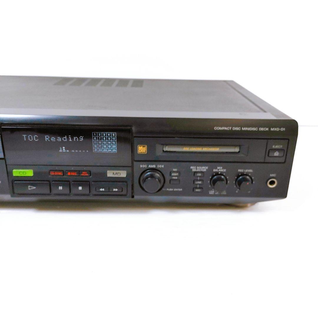 稼働品】SONY ソニー CD/MDデッキ MXD-D1 メンテナンス済