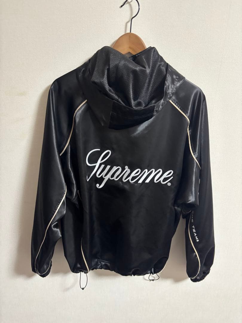 Supreme Satin Hooded Track Jacket - メルカリ