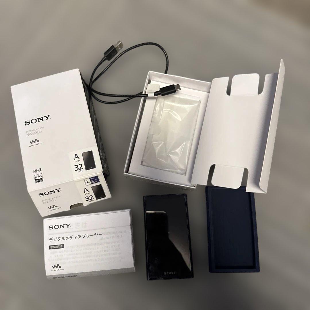 SONY NW-A306 ネイビー SONY NW-A306 Blue WALKMAN 32GB Hi-Res Audio Player | eBay