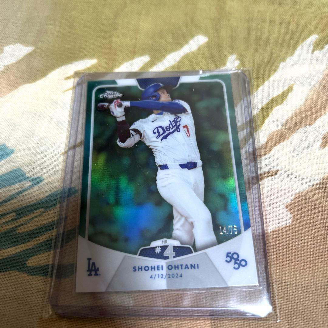 大谷翔平選手　75枚限定 カード 世界レベルの宝くじ】大谷翔平トレカが約4.7億円落札｜Topps Chrome