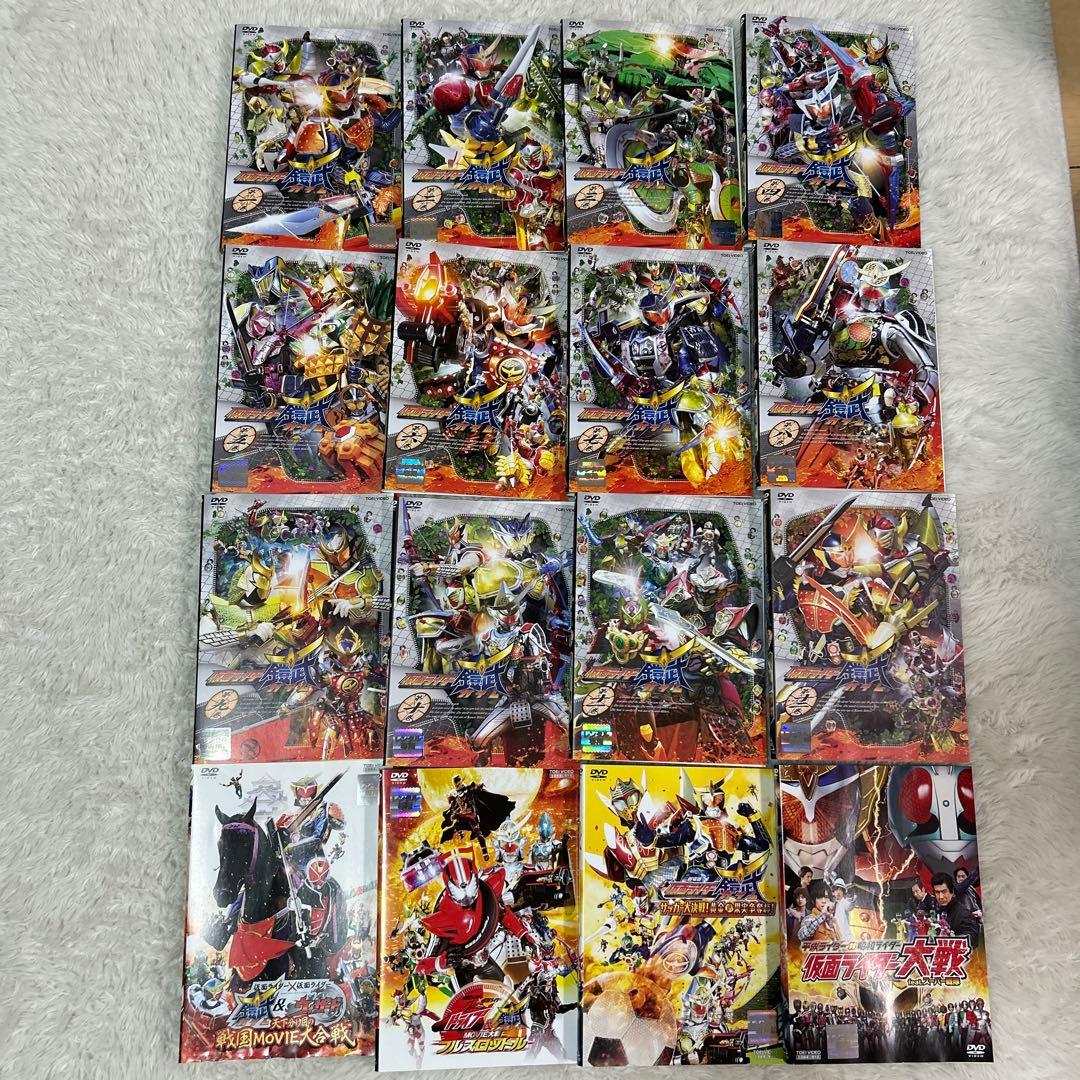 仮面ライダー鎧武 ガイム 全12巻＋映画4巻 レンタルアップ DVD 特撮