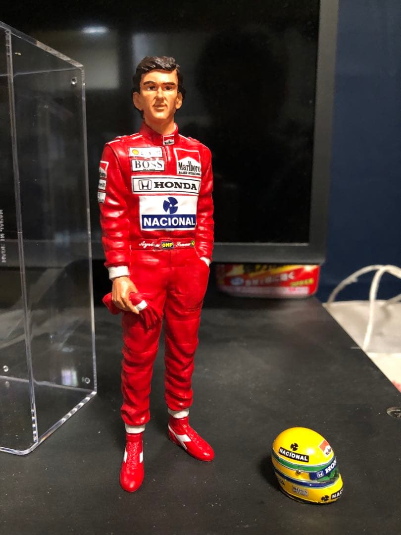 1/12 モデラーズ　アイルトンセナ　フィギュア完成品　マルボロ 予約] ロムファクトリー 1/12 アイルトン・セナ フィギュア 1988