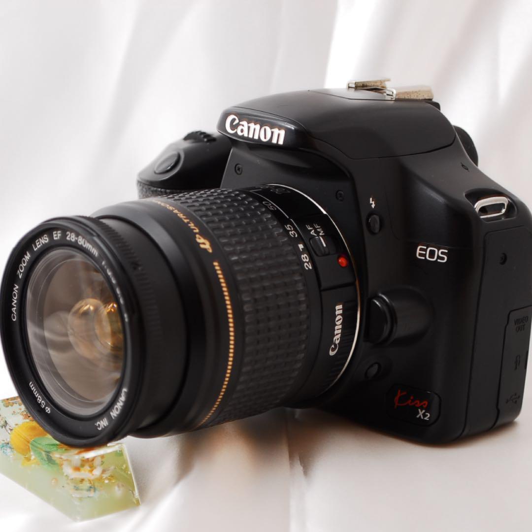 届いたらすぐ撮影できる✨ Canon kiss x2 レンズセット コスパ 軽量