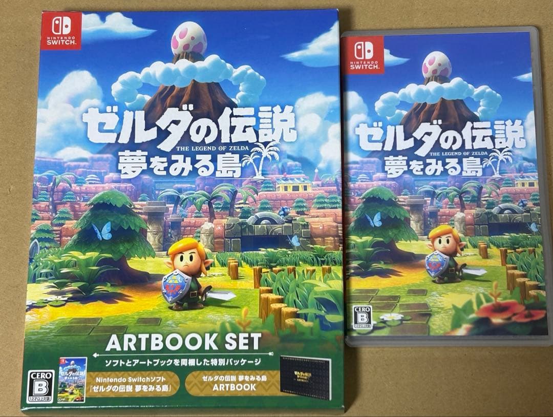 ゼルダの伝説 夢をみる島 ARTBOOK SET Nintendo Switch - メルカリ