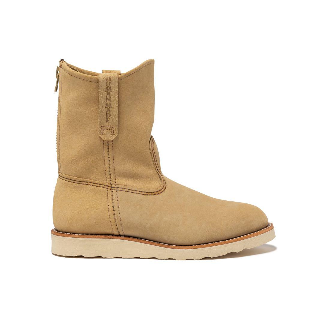 靴 HUMAN MADE x RED WING Pecos \"Beige\"