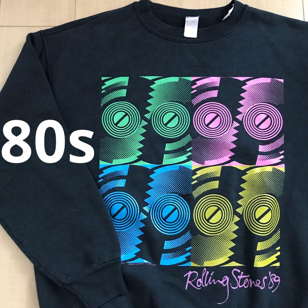 激レア スウェット 89年製 ローリングストーンズ rolling stones