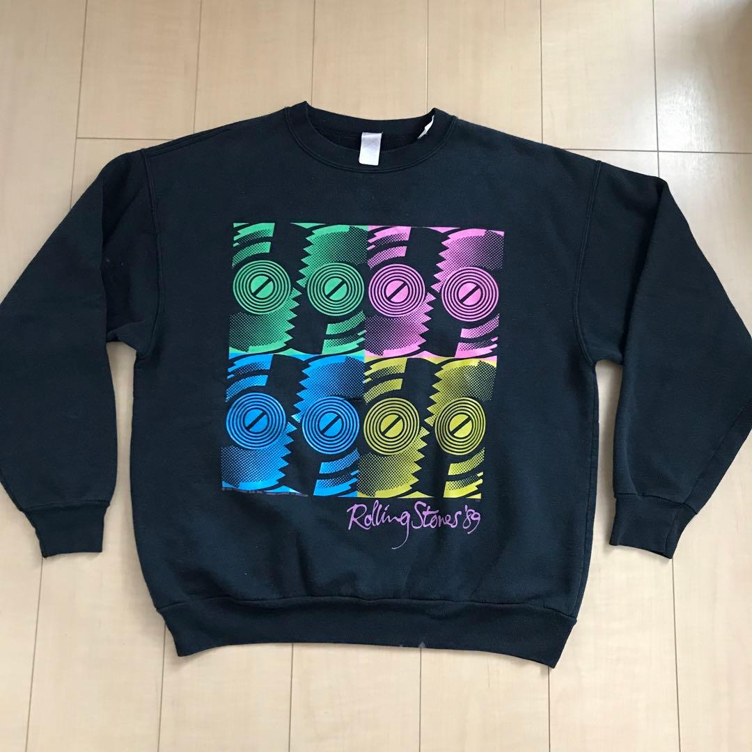 激レア スウェット 89年製 ローリングストーンズ rolling stones