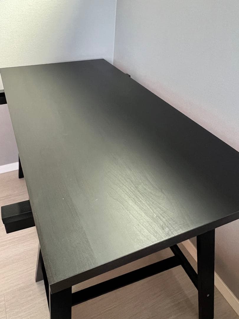 IKEA イケア ODDVALD オッドヴァルド ブラック 2脚セット テーブル