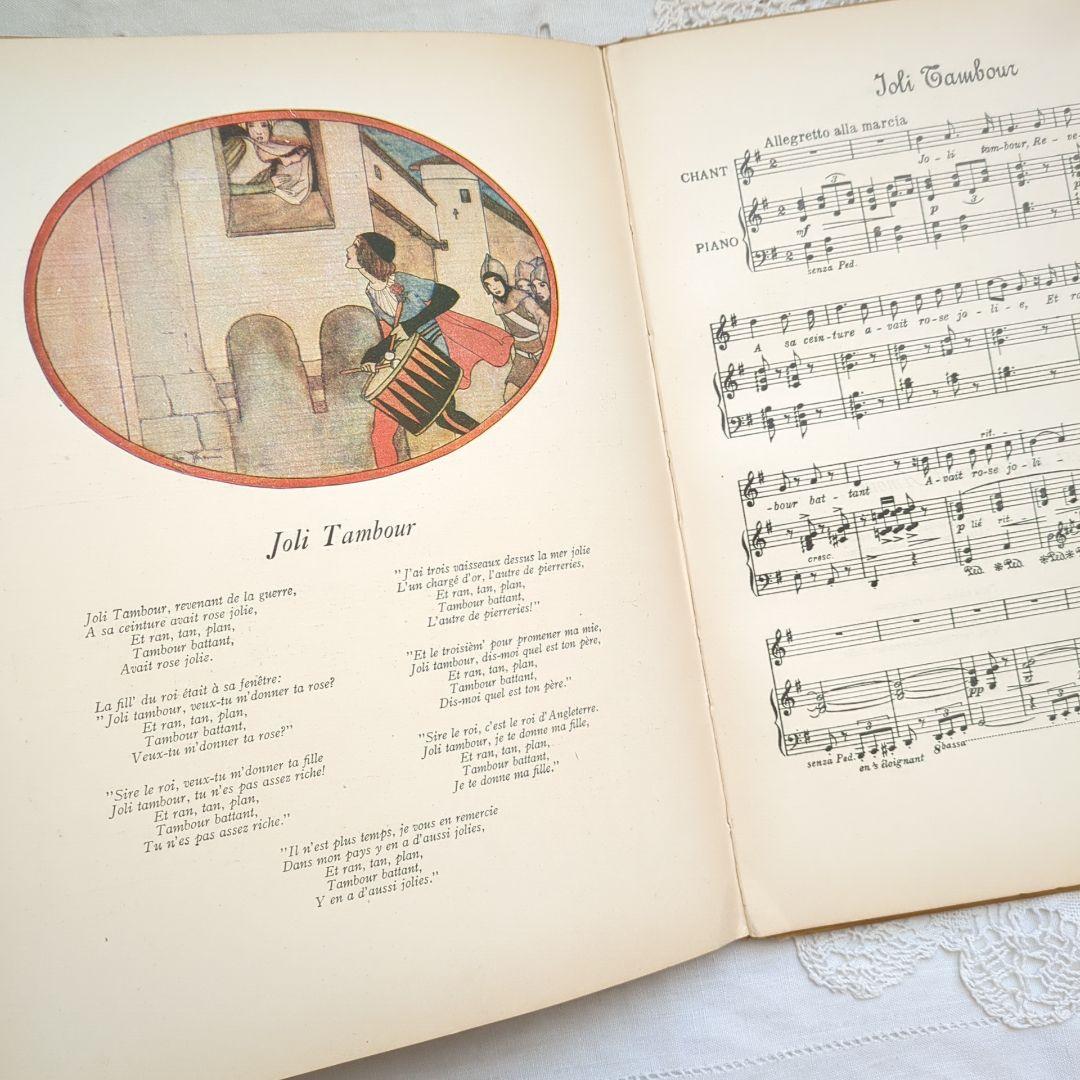 稀少1923アンティーク楽譜 絵本 洋書古書 児童書 ヴィクトリアン