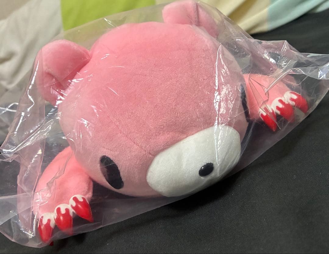 チャックスGP いたずらぐまのグルーミー むきりょく ぬいぐるみ ピンク