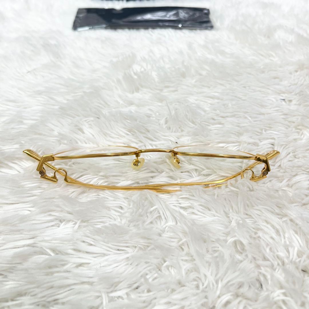 大豆田とわ子 岡田将生着用 999.9 S-145T アンティークゴールド 眼鏡