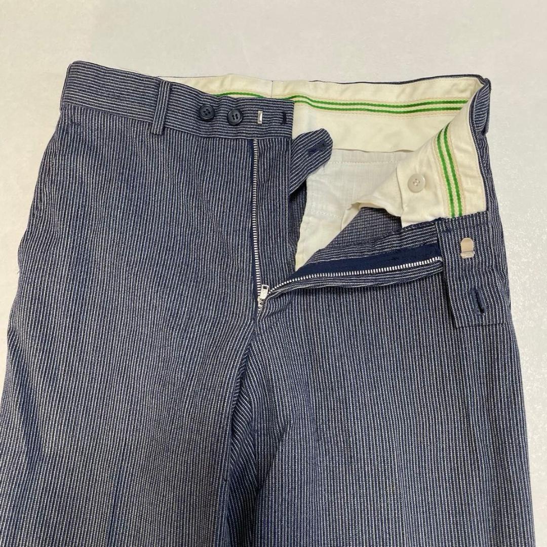 90s セットアップ ダブルスーツ ネイビーストライプ 成人式 ヒッコリー