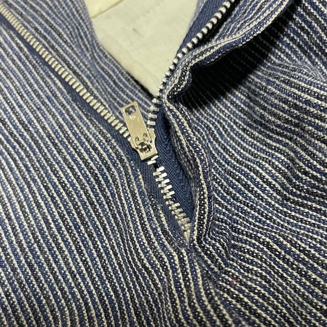 90s セットアップ ダブルスーツ ネイビーストライプ 成人式 ヒッコリー